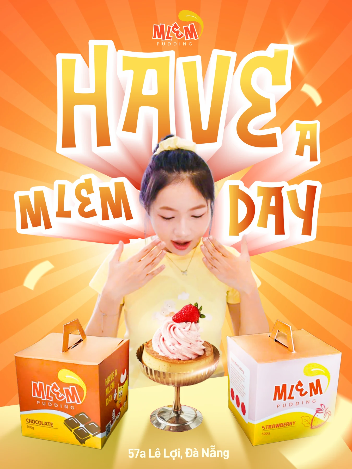 MLEM Pudding campaign poster