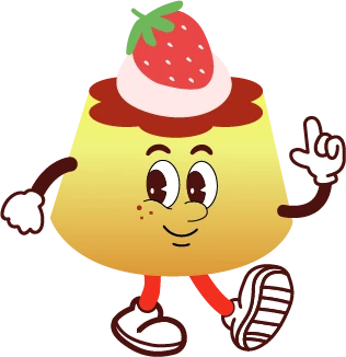 MLEM strawberry mascot