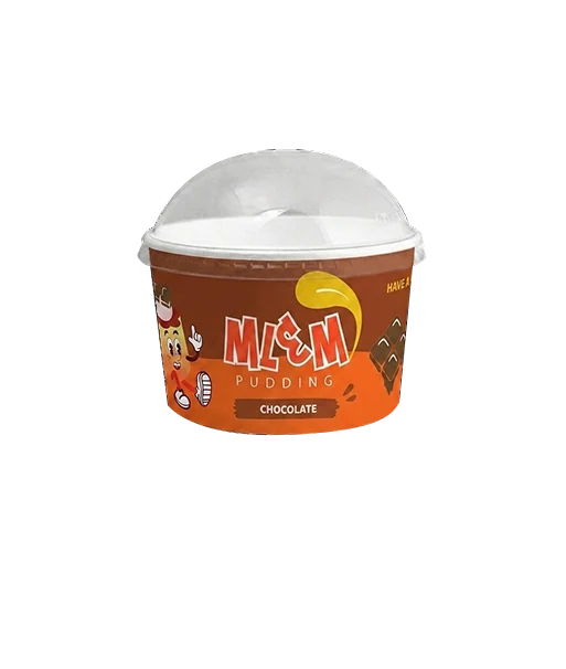 MLEM chocolate pudding packaging