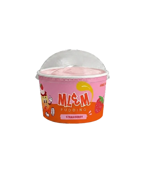 MLEM strawberry pudding packaging